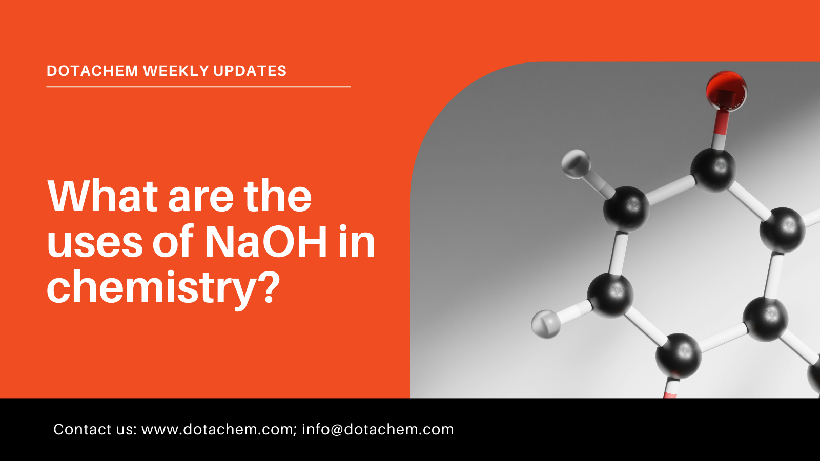 Quelles sont les utilisations de NaOH en chimie, trouvez vos solutions d'hydroxyde de sodium chez Dotachem!