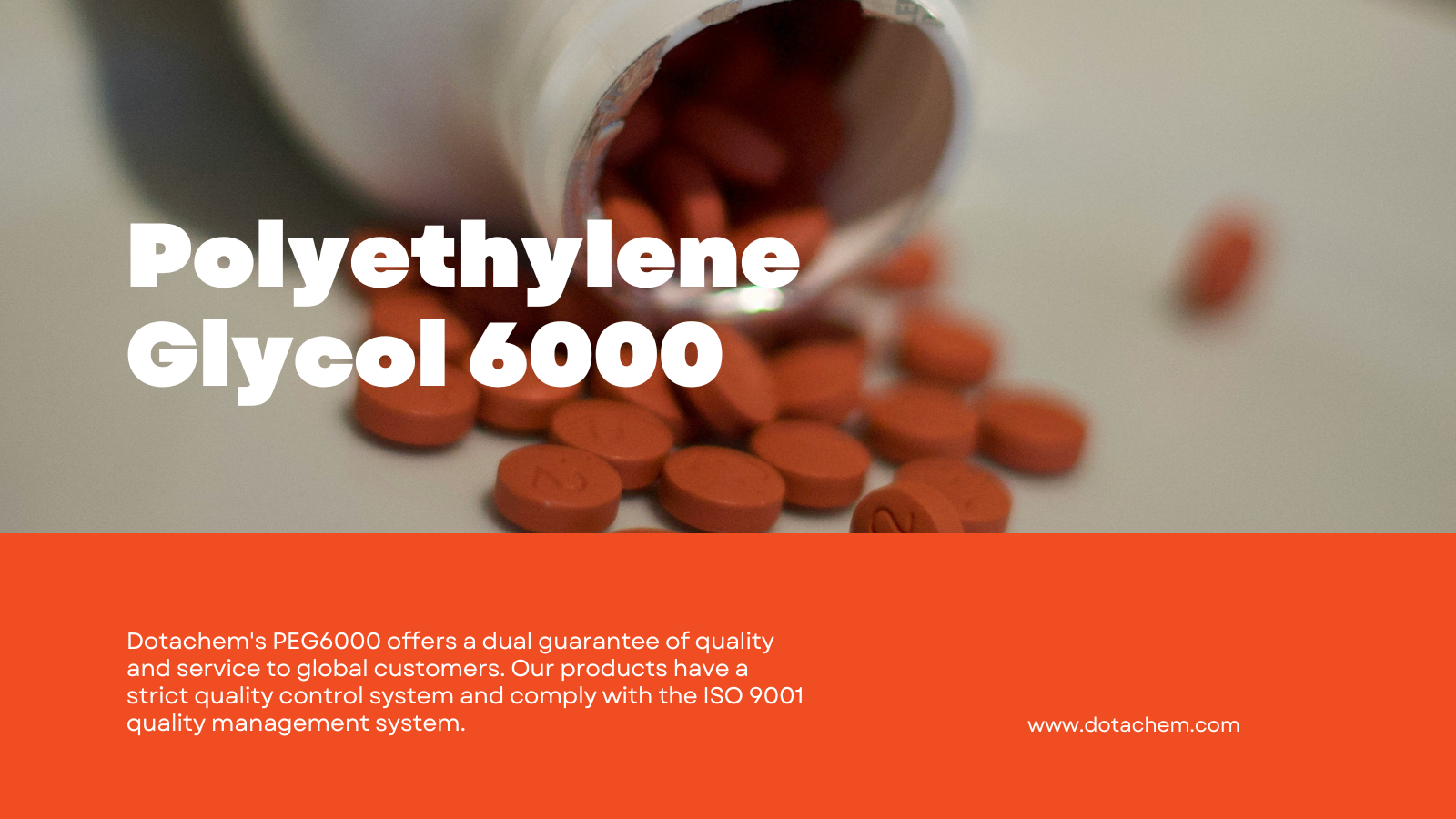Polyéthylène glycol 6000: Applications diverses dans le domaine industriel et l'engagement de qualité de Dotachem