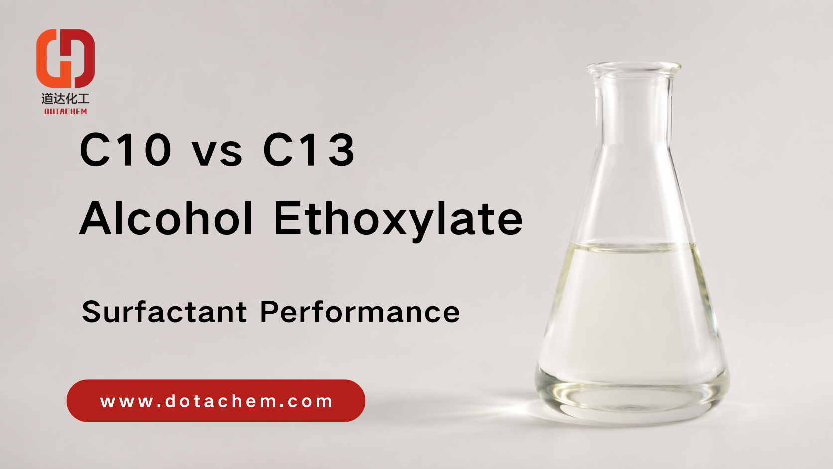 Alcools éthoxylés C10 vs C13 : comment la longueur de la chaîne carbonée affecte les performances du tensioactif