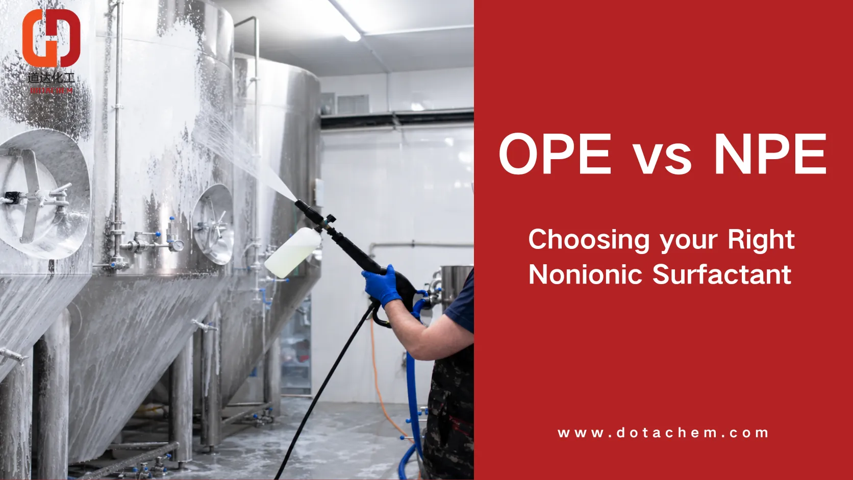 OPE vs NPE : principales différences entre les éthoxylates d'octylphénol et de nonylphénol