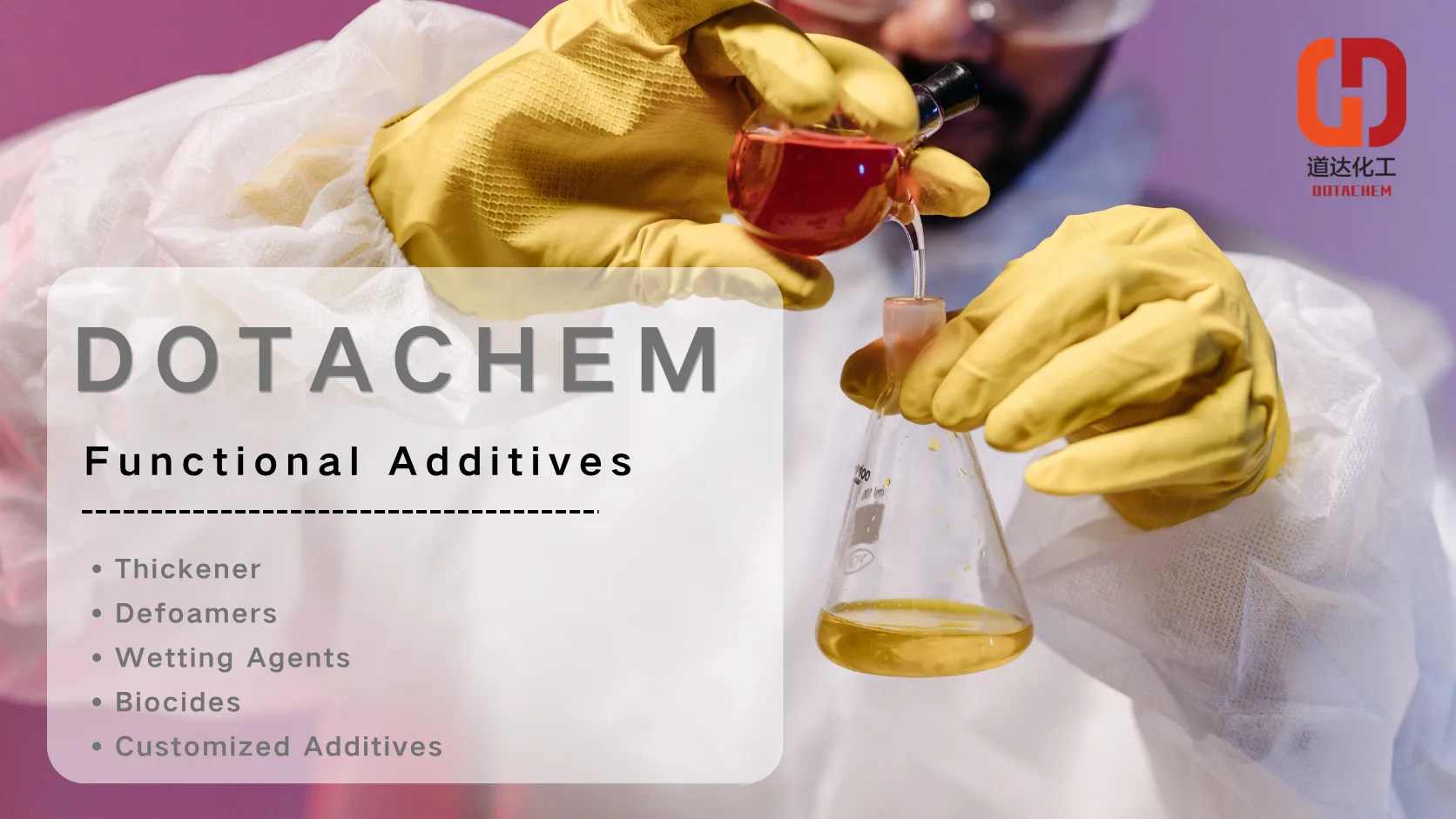 Présentation de la série d'additifs fonctionnels de Dotachem : solutions pratiques pour les formulations industrielles